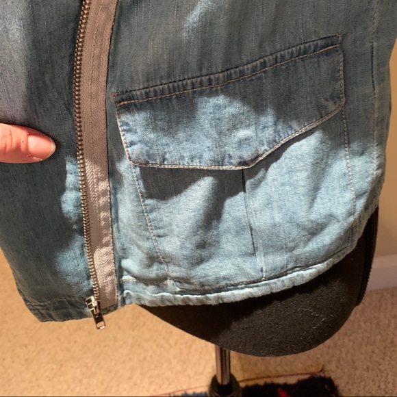 NWT Denim Blouse - Picture 8 of 13